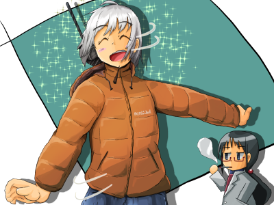 はしゃぐ６号氏